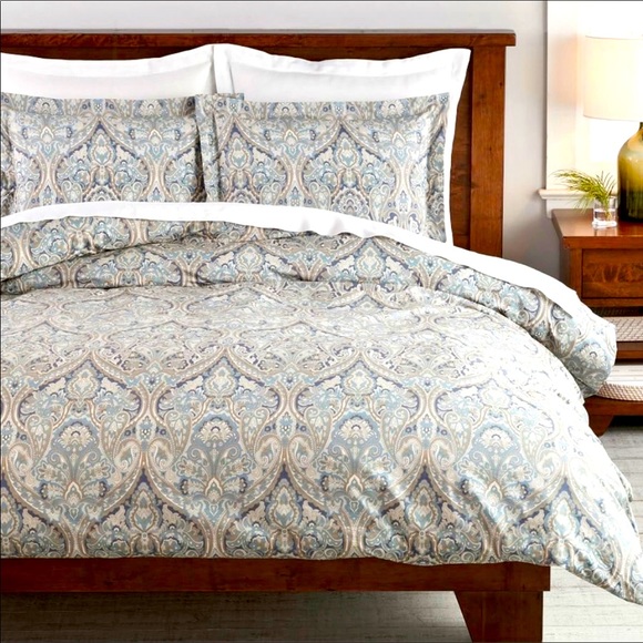 Pottery Barn Bedding Pottery Barn Mckenna Paisley King Duvet Cover